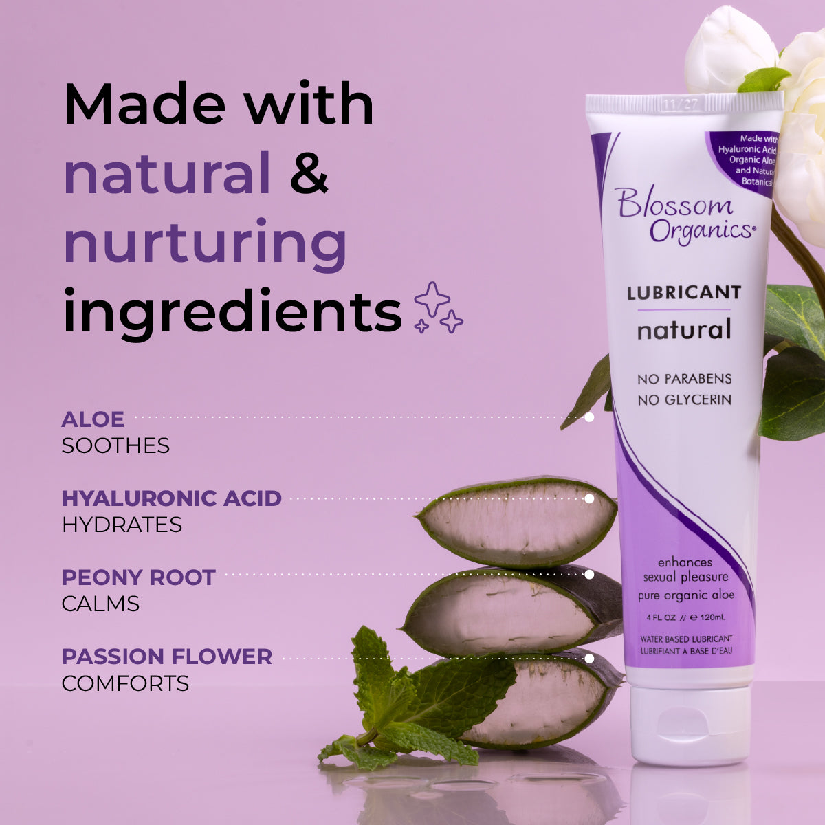 Blossom Organics Personal Lubricant Mayer Laboratories, Inc Blossom Organics Personal Lubricant Mayer Laboratories, Inc