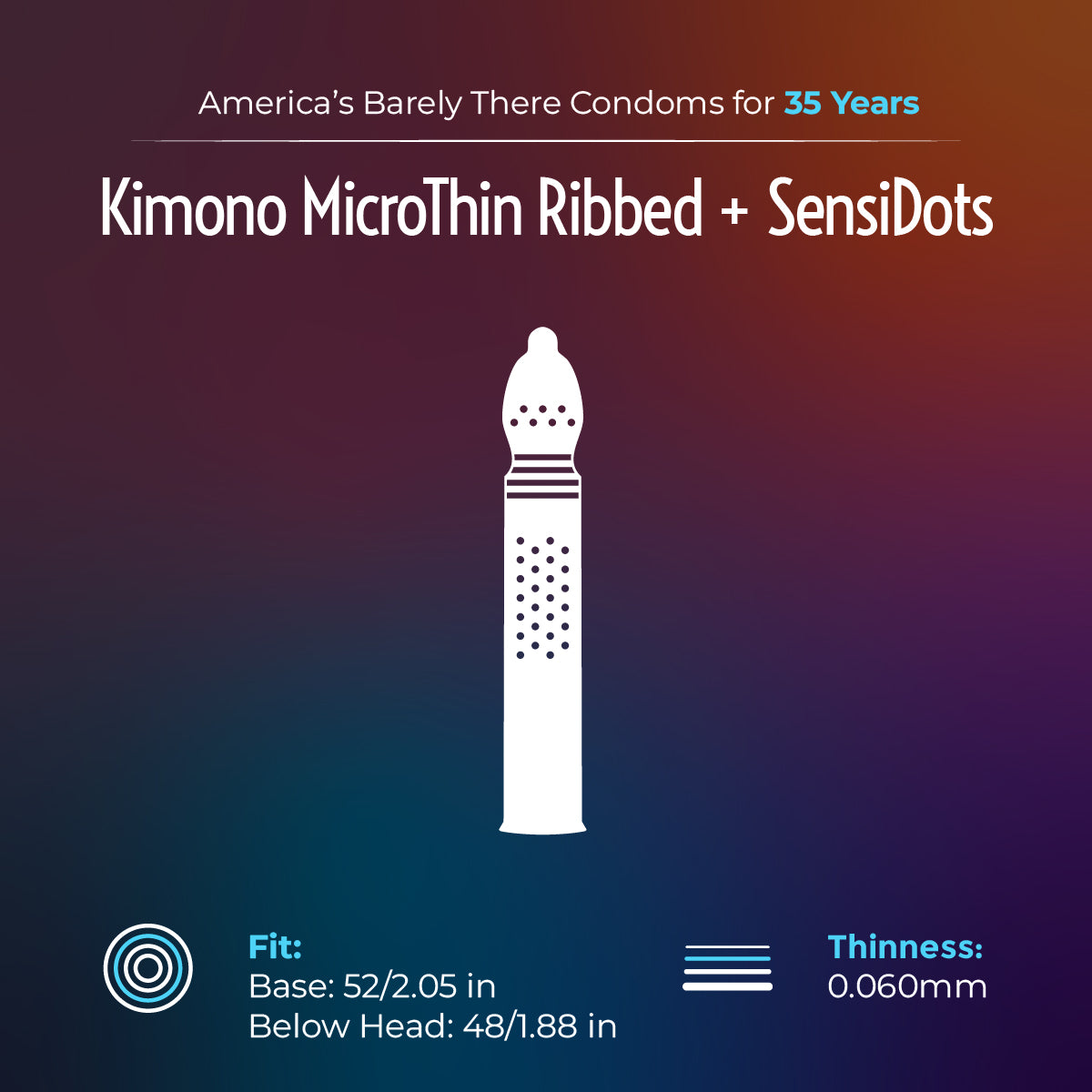 Kimono Microfine SensiDots Nervuré