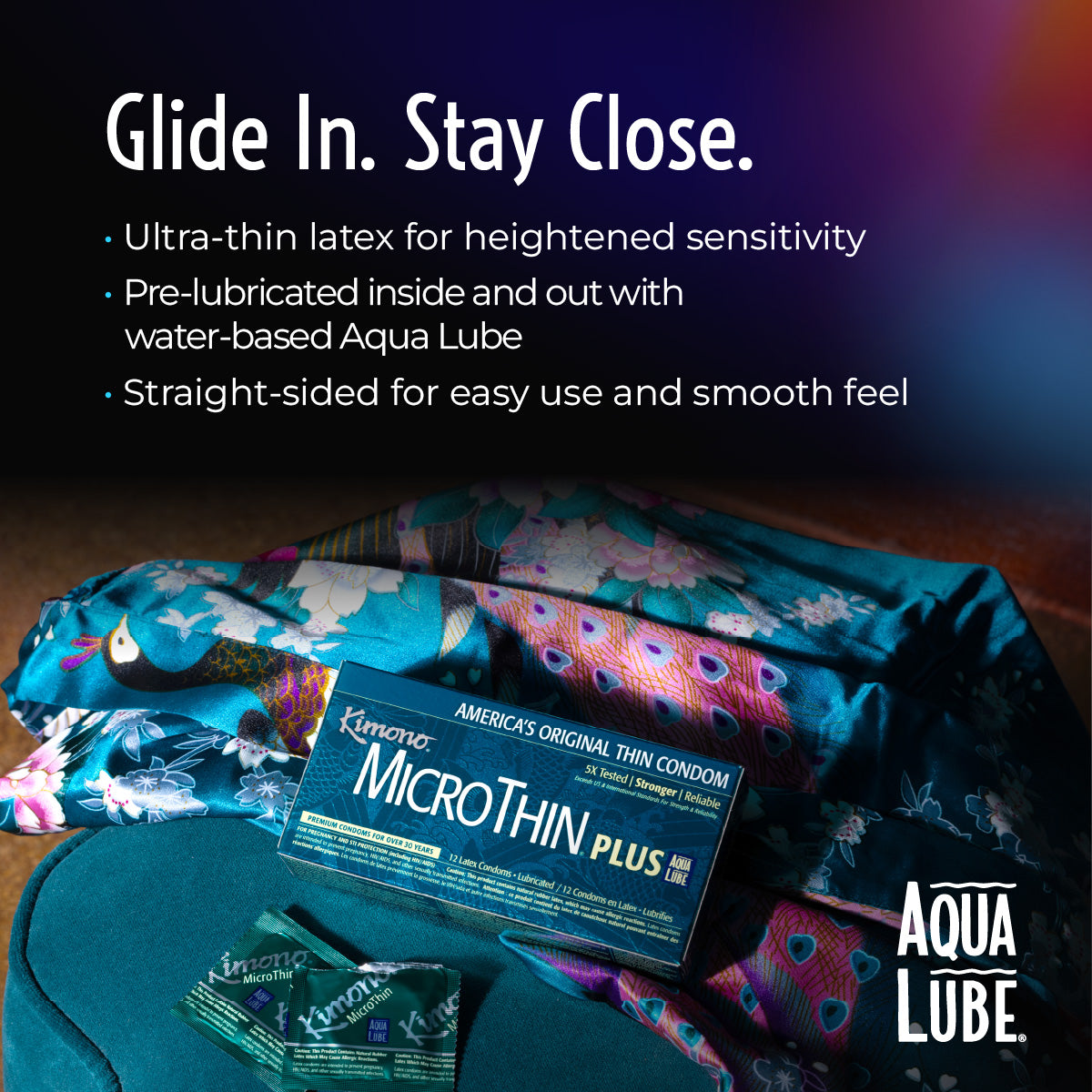 Kimono MicroThin Plus Aqua Lube Mayer Laboratories, Inc Kimono MicroThin Plus Aqua Lube Mayer Laboratories, Inc