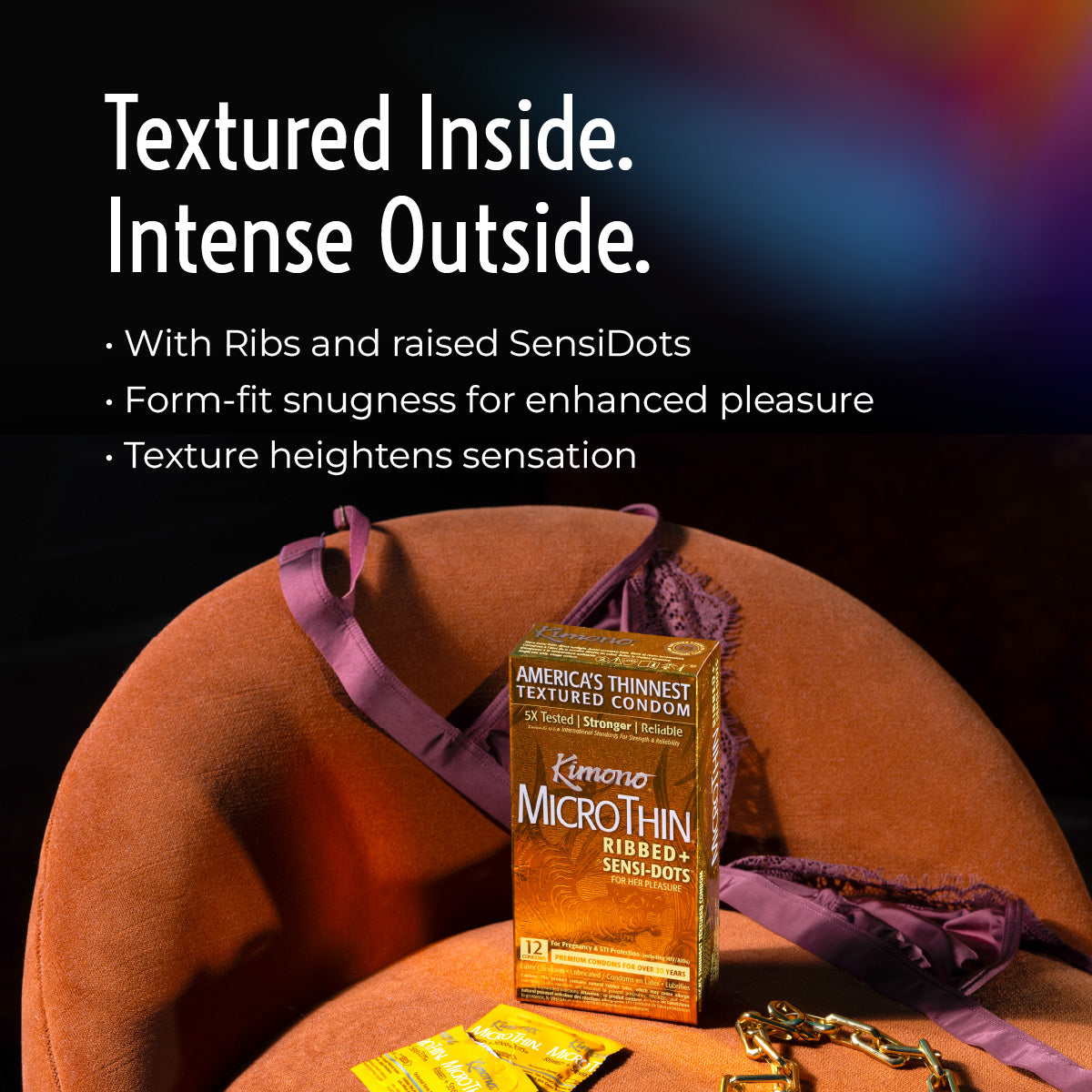 Kimono Microthin Ribbed + SensiDots Mayer Laboratories, Inc Kimono Microthin Ribbed + SensiDots Mayer Laboratories, Inc